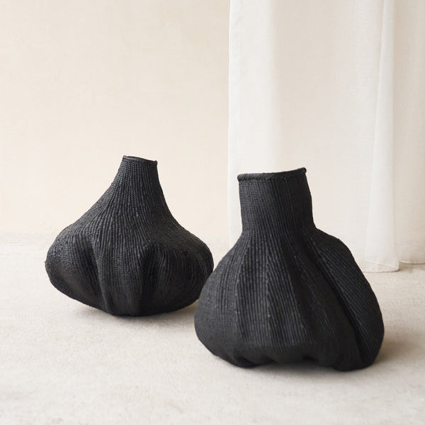 Basket | Gourd - Black (Small)