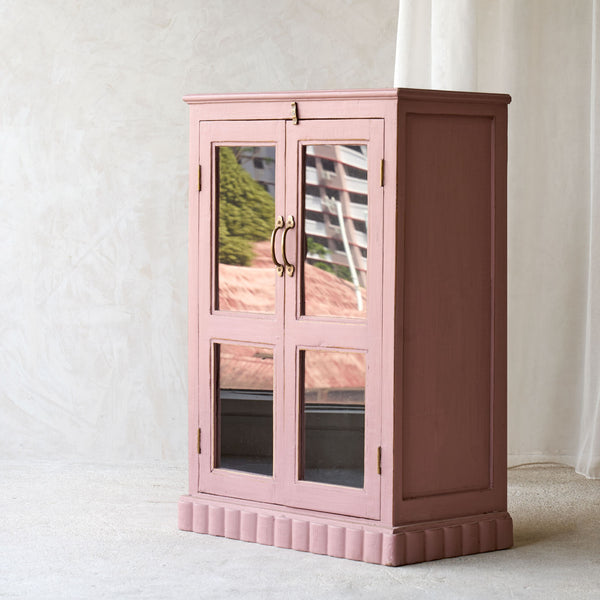 Vintage Small Cabinet | Dusty Pink