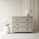 Vintage Chest of Drawers | Pewter