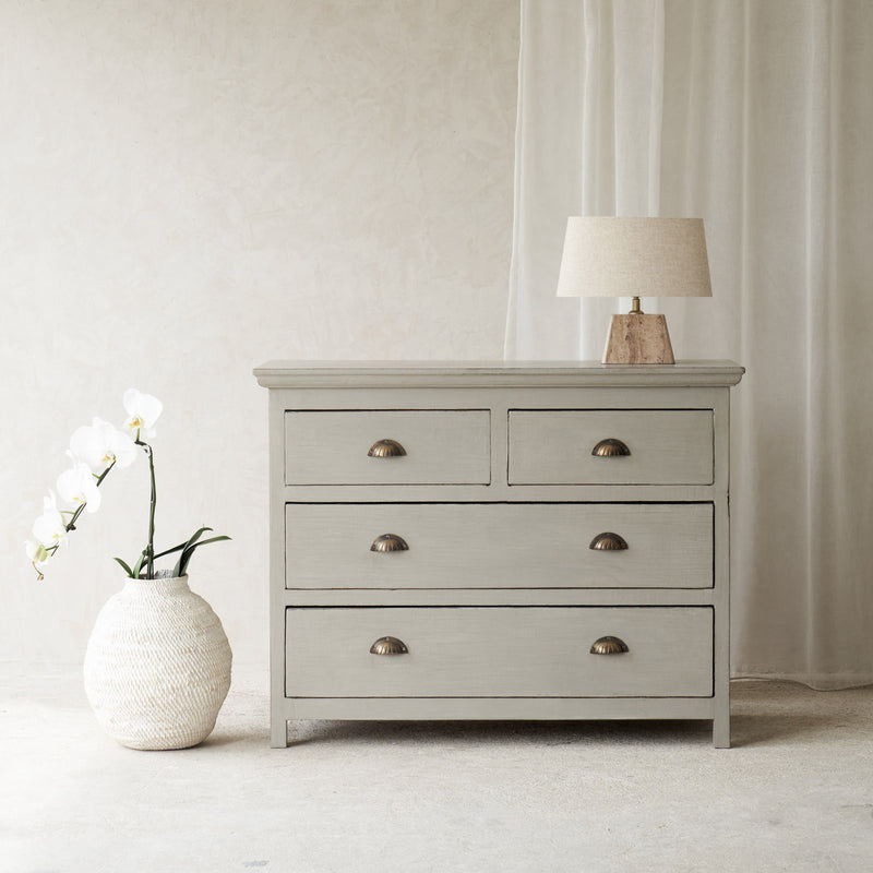 Vintage Chest of Drawers | Pewter