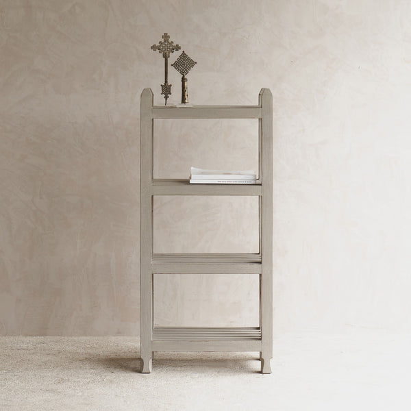 Vintage Small Shelf | Pewter