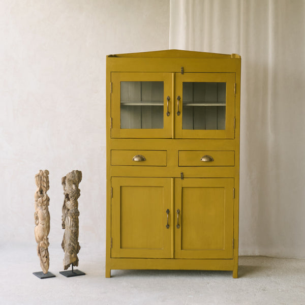 Vintage Large Cabinet | Mustard