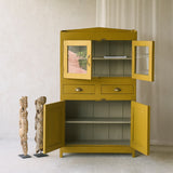 Vintage Large Cabinet | Mustard