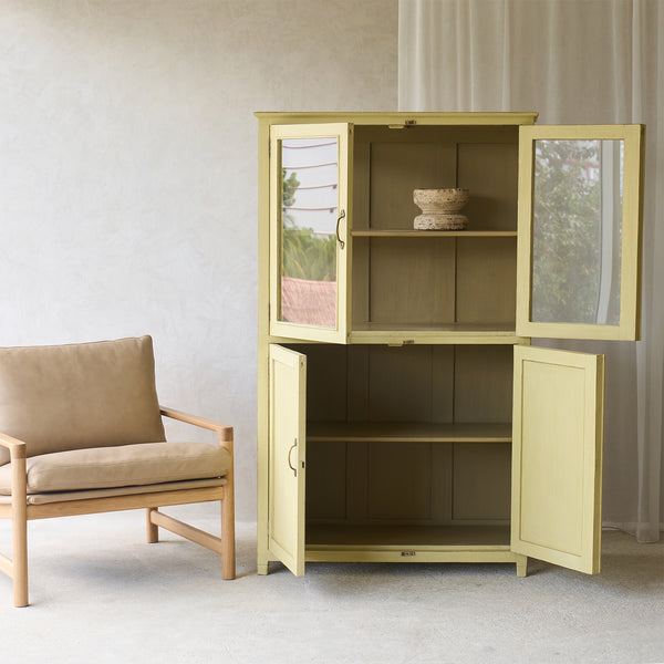 Vintage Large Cabinet | Custard