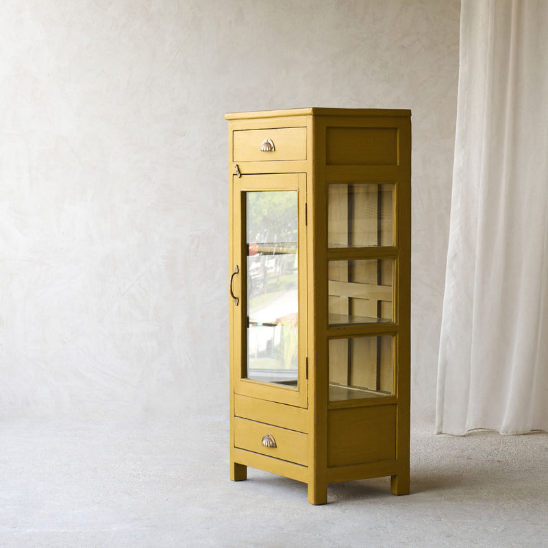 Vintage Small Cabinet | Mustard