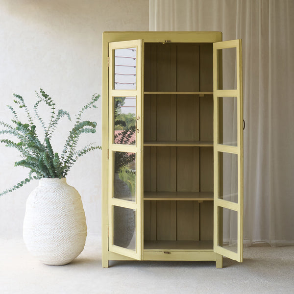 Vintage Large Cabinet | Custard