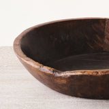 Vintage Wooden Parat Bowl - Medium