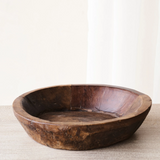 Vintage Wooden Parat Bowl - Medium