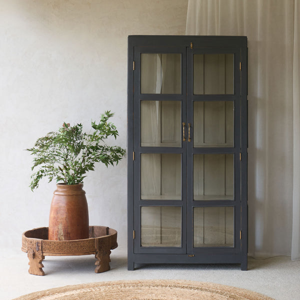 Vintage Large Cabinet | Charcoal