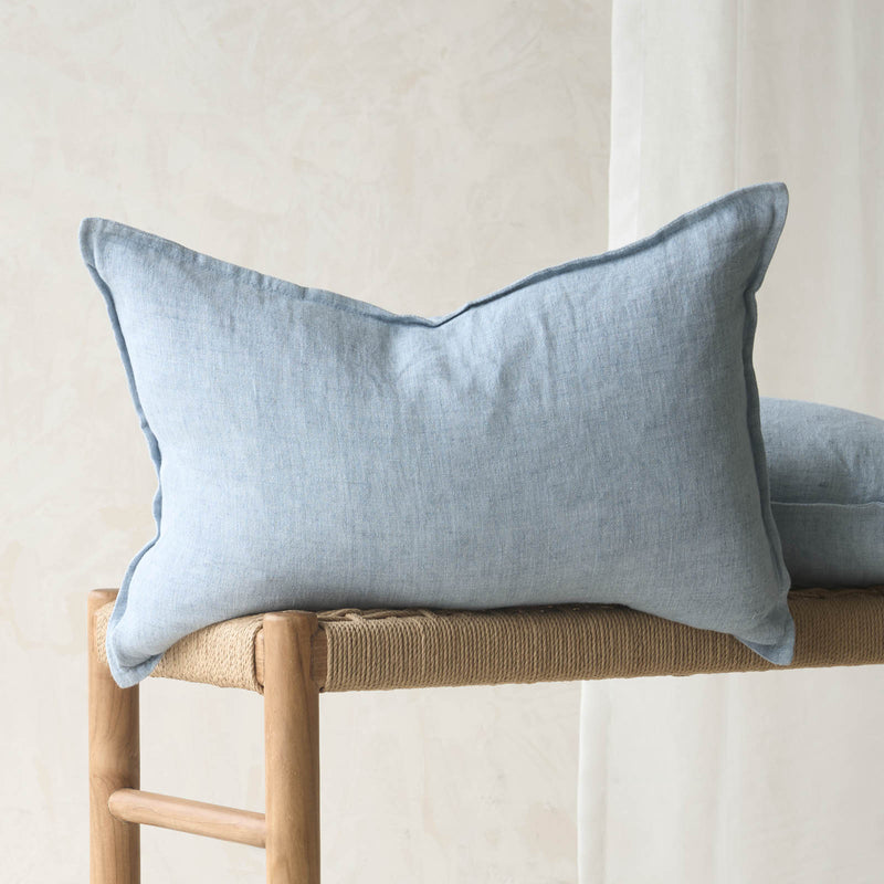 Arcadia Lumbar Cushion | Chambray (40 x 60cm)