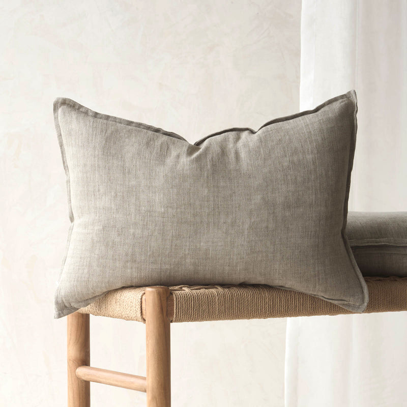 Arcadia Lumbar Cushion | Greige (40 x 60cm)