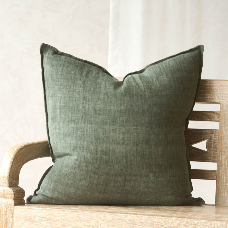 Cassia Cushion | Moss (55 x 55cm)