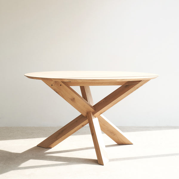 Ethnicraft circle oak dining table | Originals Furniture Singapore