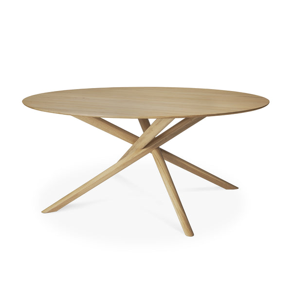 Mikado Round Dining Table | Oak - Natural