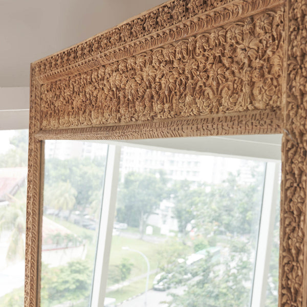 Vintage Carved Mirror | Natural No. 2