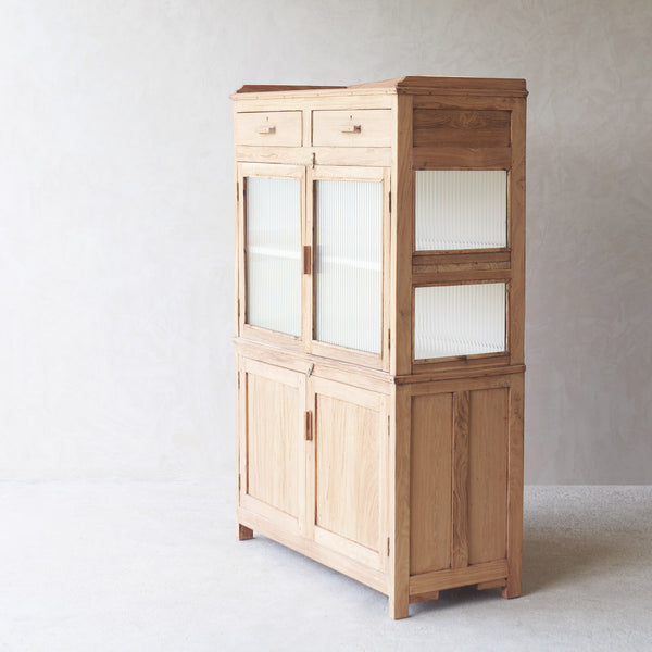 Vintage Medium Cabinet with 2 Drawers | Natural