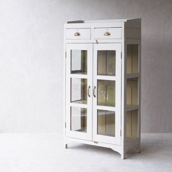 Vintage Large Cabinet with Drawers | Fog