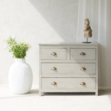 Vintage Chest of Drawers | Pewter