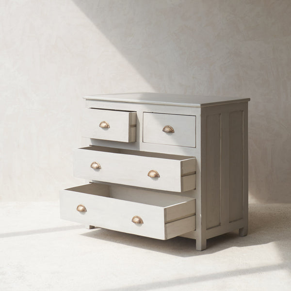 Vintage Chest of Drawers | Pewter