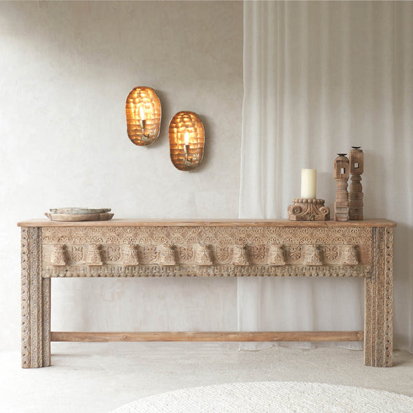 Vintage Console Table | Natural