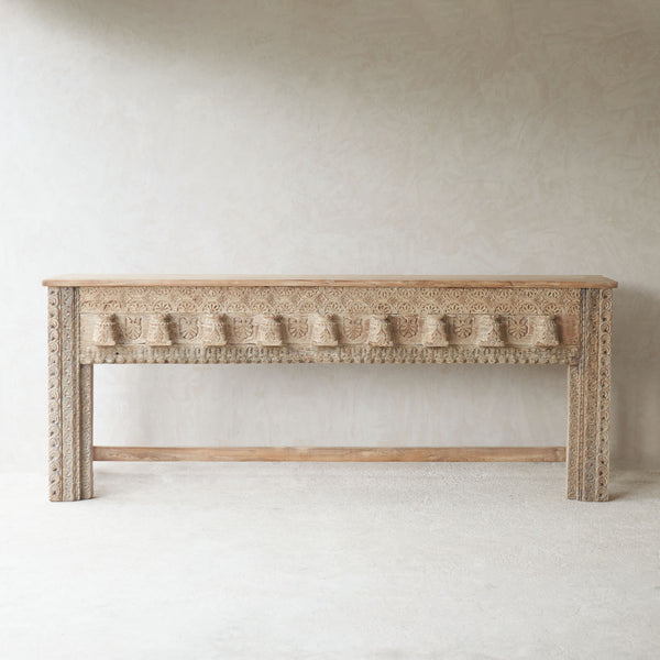 Vintage Console Table | Natural