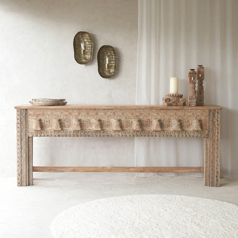 Vintage Console Table | Natural