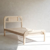 Plough Bed Frame | Teak - Whitewash (Single)