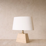 Kardan Table Lamp | Medium - Travertine