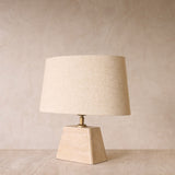 Kardan Table Lamp | Medium - Travertine