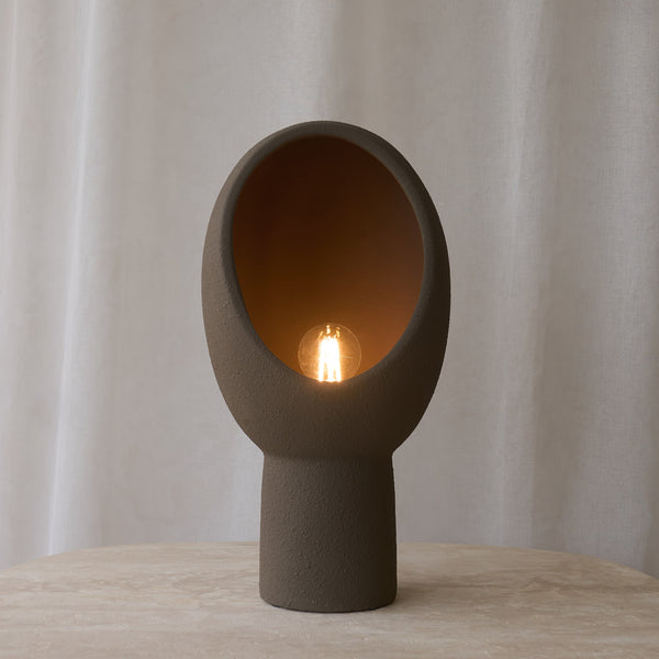 Monk Table Lamp | Dark Brown