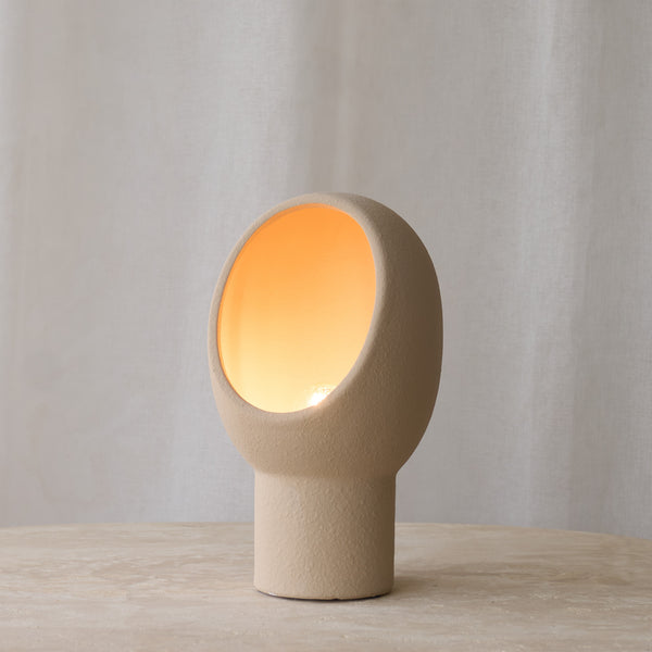 Monk Table Lamp | Sand (30cm)