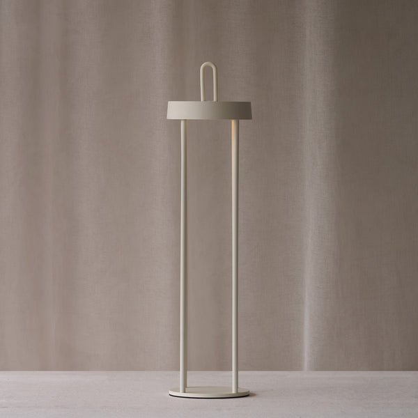 Isalo Outdoor LED Table Lamp | Cream