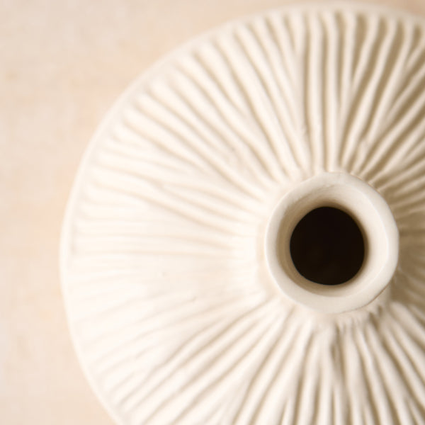 Neira Ceramic Vase | Cream