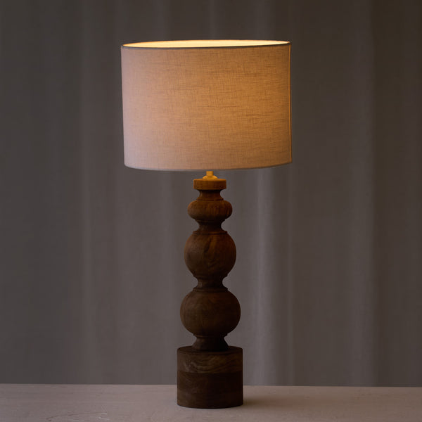 Radwan Table Lamp | Dark Brown