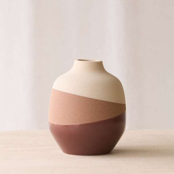 Yuma Vase | Sand Terracotta