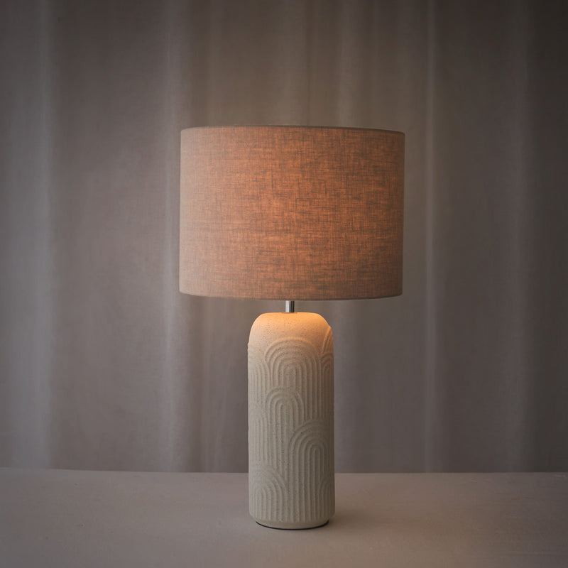 Diego Table Lamp | Ecru