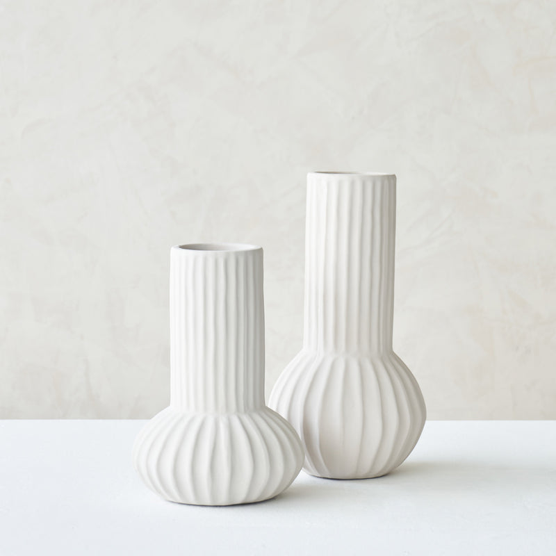 Feyo Ceramic Vase | Cream