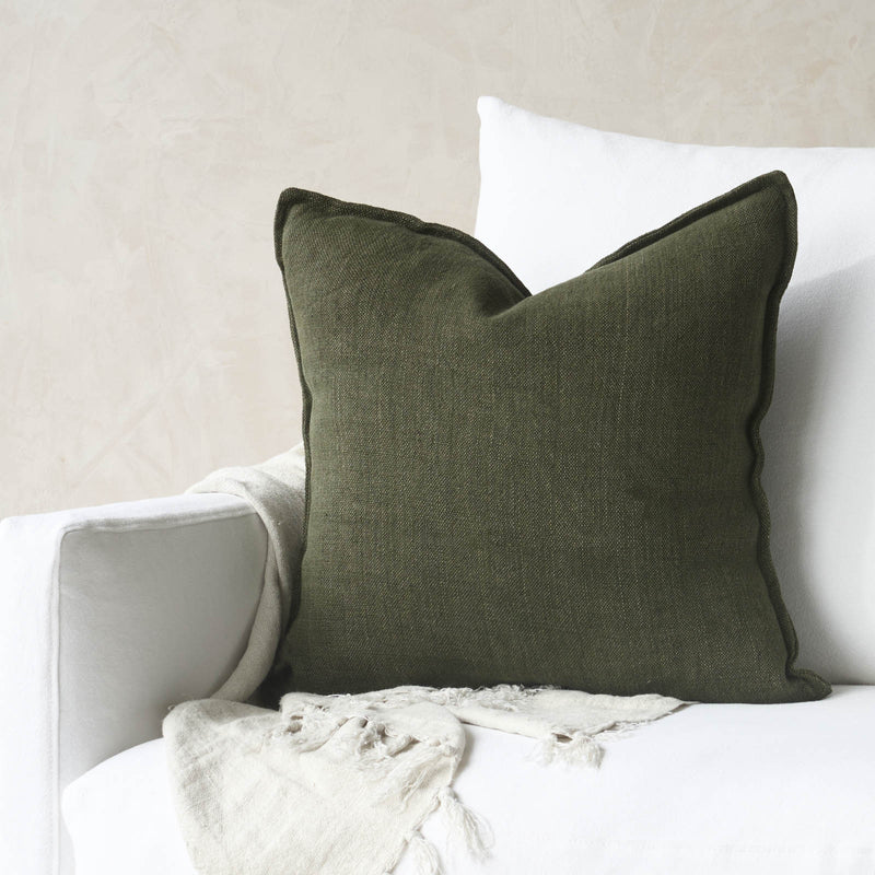 Flaxmill Cushion | Winter Moss (50 x 50cm)