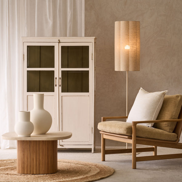 Fringe Floor Lamp | Natural