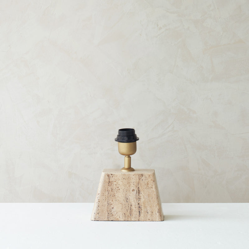 Kardan Table Lamp | Medium - Travertine