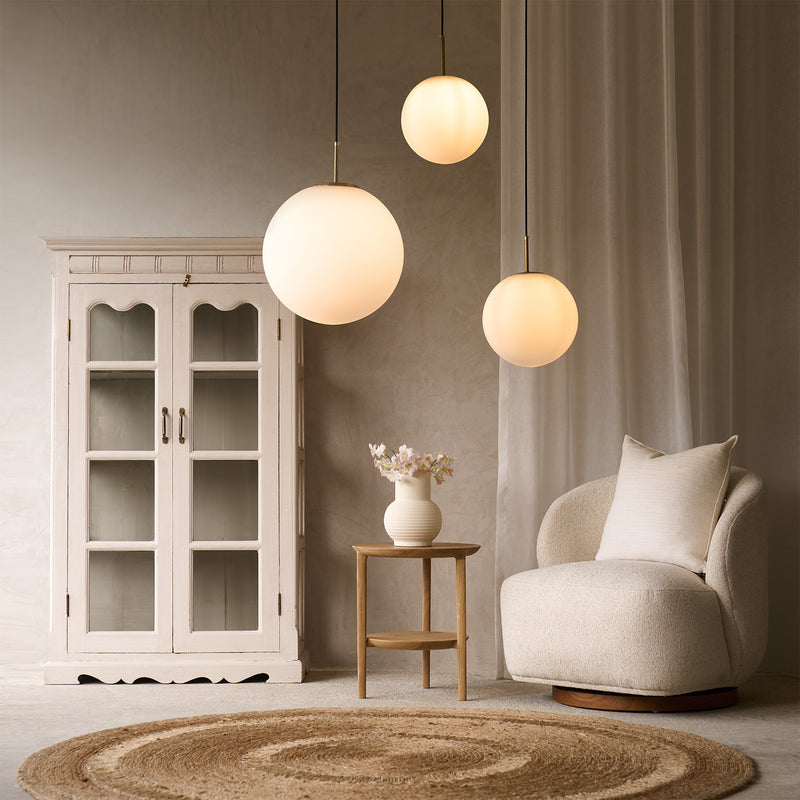 Medina Hanging Lamp | White