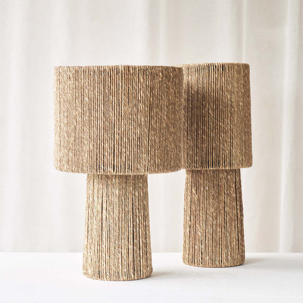 Pitino Jute Table Lamp | Tall - Natural