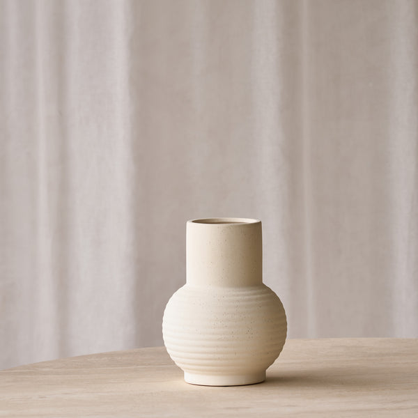 Ulloa Ceramic Vase | Matt Cream