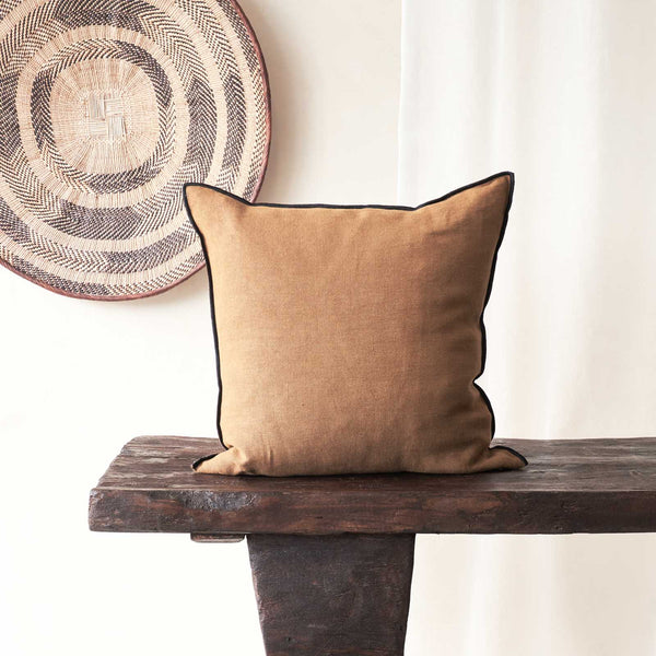 Cushion Black Line | Havane (50 x 50cm)