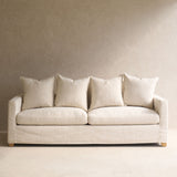 Charlie Fabric Sofa | 3 Seater - Alabaster (230cm)