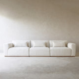 Komo Modular Sofa | 5 Seater - Alabaster (342cm)