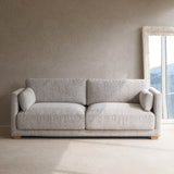 Laurent Fabric Sofa | 3 Seater - Asgard (221cm)