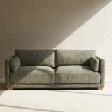 Laurent Fabric Sofa | 3 Seater - Moss (221cm)