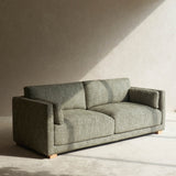 Laurent Fabric Sofa | 3 Seater - Moss (221cm)