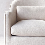 Millie Swivel Armchair | Alabaster